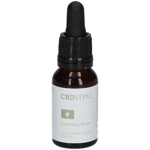 CBD VITAL Ursprung Brain Tropfen, 15 ml, Vitrasan GmbH