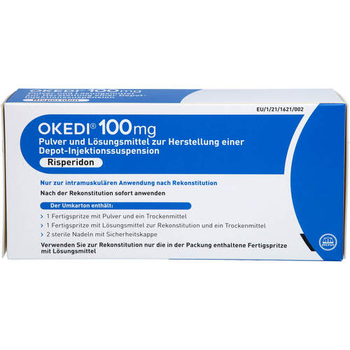 OKEDI 100 mg Pulver u.Lösungsm. z.H. e. Depot Inj., 1 ST, ROVI GmbH