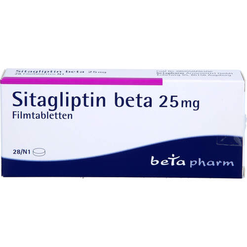 Sitagliptin beta 25 mg Filmtabletten, 28 Stk., betapharm Arzneimittel GmbH