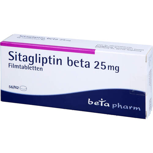 Sitagliptin beta 25 mg Filmtabletten, 56 Stk., betapharm Arzneimittel GmbH