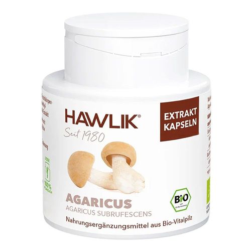 Bio Agaricus Extrakt Kapseln, 60 Stk., Hawlik Gesundheitsprodukte GmbH