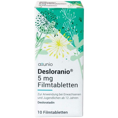 Desloranio 5 mg Filmtabletten, 10 Stk., axunio Pharma GmbH