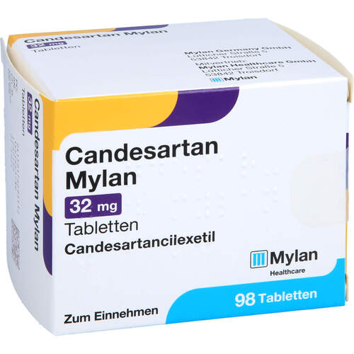 Candesartan Mylan 32 mg Tabletten, 98 Stk., Viatris Healthcare GmbH