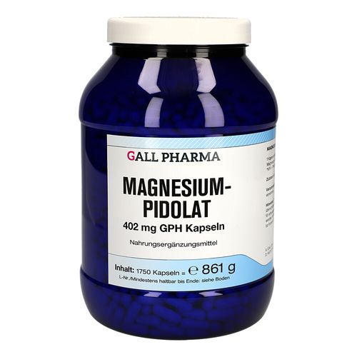 Magnesiumpidolat 402mg GPH Kapseln, 1750 Stk., Hecht-Pharma GmbH Magnesiumpidolat 402mg GPH Kapseln, 1750 Stk., Hecht-Pharma GmbH