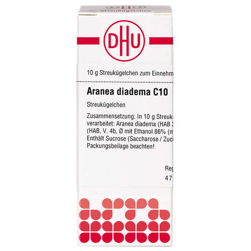 Aranea diadema C10 Globuli Ind-Fert, 10 g, Dhu-Arzneimittel GmbH & Co. KG
