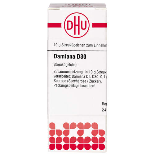 Damiana D30 Globuli Ind-Fert, 10 g, Dhu-Arzneimittel GmbH & Co. KG