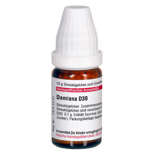 Damiana D30 Globuli Ind-Fert, 10 g, Dhu-Arzneimittel GmbH & Co. KG