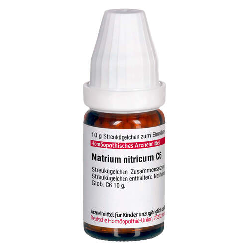Natrium nitricum C6 Globuli Ind-Fert, 10 g, Dhu-Arzneimittel GmbH & Co. KG