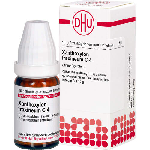 Xanthoxylon fraxineum C4 Globuli Ind-Fert, 10 g, Dhu-Arzneimittel GmbH & Co. KG