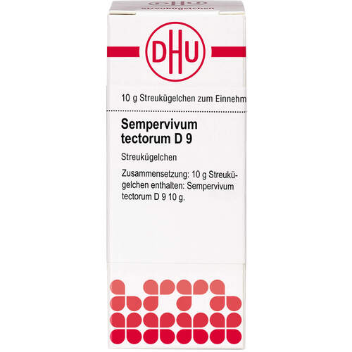 Sempervivum tectorum D9 Globuli Ind-Fert, 10 g, Dhu-Arzneimittel GmbH & Co. KG
