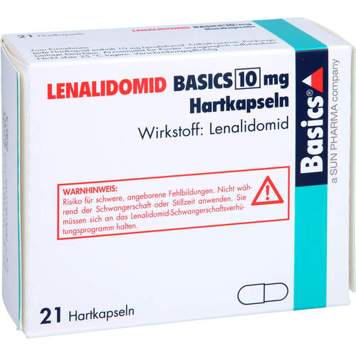 LENALIDOMID BASICS 10 mg Hartkapseln, 21 Stk., Basics GmbH
