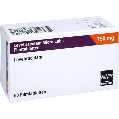 Levetiracetam Micro Labs 750 mg Filmtabletten, 50 Stk., Micro Labs GmbH