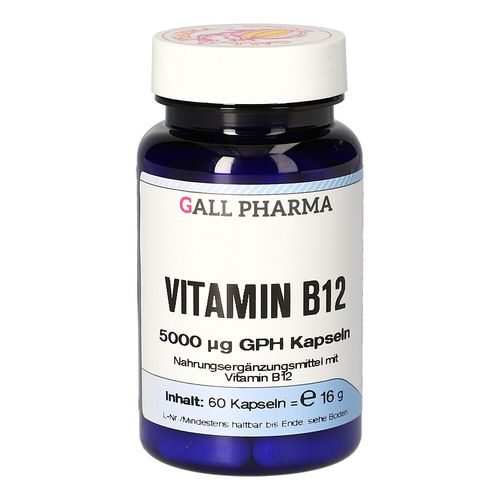 Vitamin B12 5000 ug GPH Kapseln, 60 Stk., Hecht-Pharma GmbH