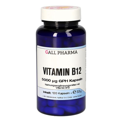 Vitamin B12 5000 ug GPH Kapseln, 120 Stk., Hecht-Pharma GmbH