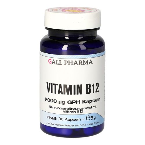 Vitamin B12 2000 ug GPH Kapseln, 30 Stk., Hecht-Pharma GmbH