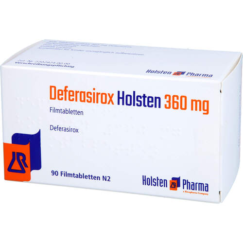Deferasirox Holsten 360 mg Filmtabetten, 90 Stk., Holsten Pharma GmbH