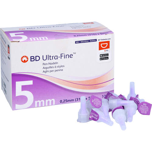 BD ULTRA-FINE Pen-Nadeln 5 mm 31 G 0.25 mm, 105 Stk., Acti Medi GmbH
