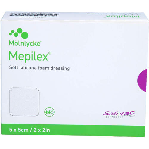 MEPILEX 5x5 cm Schaumverband, 5 Stk., Acti Medi GmbH