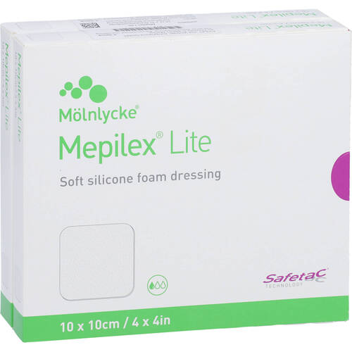 MEPILEX Lite Schaumverband 10x10 cm steril, 10 Stk., Acti Medi GmbH