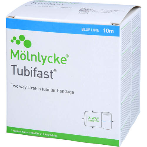 TUBIFAST 2-Way Stretch 7.5 cmx10 m blau, 1 Stk., Acti Medi GmbH