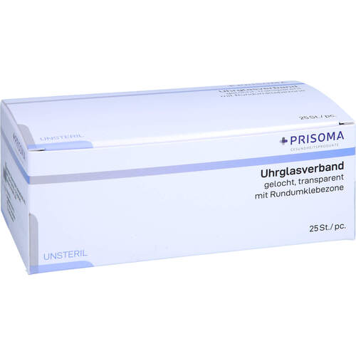 UHRGLASVERBAND unsteril gelocht, 25 Stk., Acti Medi GmbH