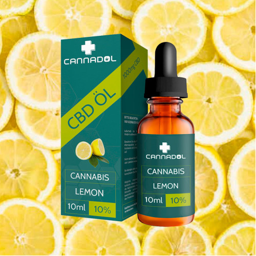CBD 10% BIO Cannadol Lemon Hanfextrakt, 10 ml, Endower GmbH