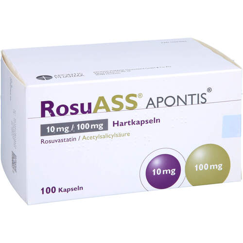 RosuASS APONTIS 10 mg/100 mg, 100 Stk., APONTIS PHARMA Deutschland GmbH & Co. KG