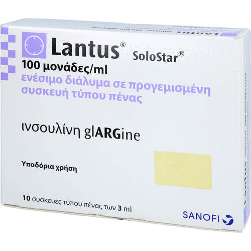 Lantus SoloStar 100 E/ml Inj.-Lsg.i.e.Fertigpen, 10X3 ML, Docpharm GmbH