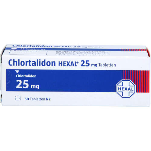 Chlortalidon HEXAL 25 mg Tabletten, 50 ST, HEXAL AG