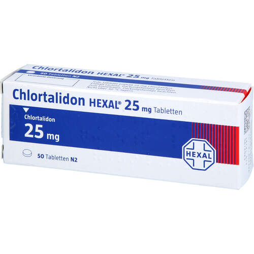 Chlortalidon HEXAL 25 mg Tabletten, 50 ST, HEXAL AG