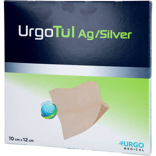 URGOT&Uuml;L SILVER 10X12 CM WUNDGAZE, 10 Stk., B2b Medical GmbH