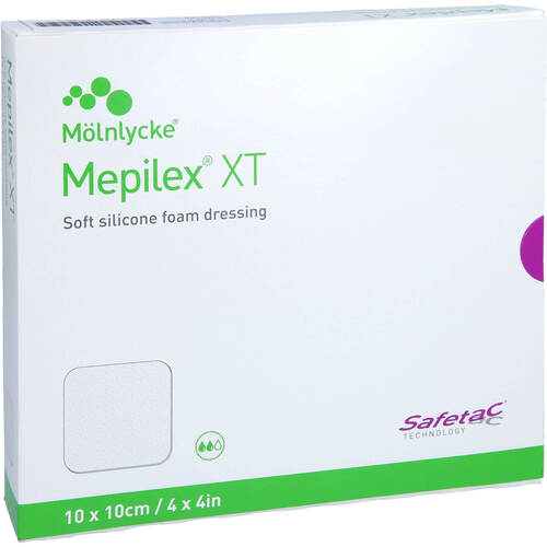 Mepilex XT 10x10 cm Schaumverband, 5 Stk., Crosp Medical GmbH