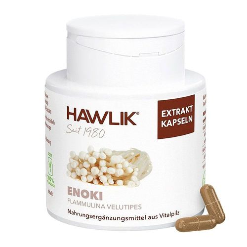 Enoki Extrakt Kapseln, 60 Stk., Hawlik Gesundheitsprodukte GmbH