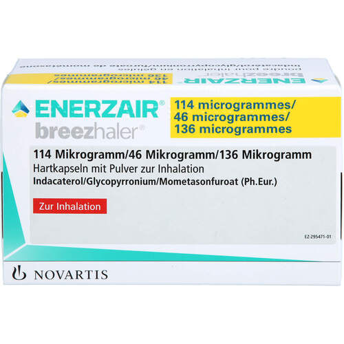 Enerzair Breezhaler 114ug/46ug/136ug Hkp.P.z.Inh., 30 Stk., Eurimpharm Arzneimittel GmbH