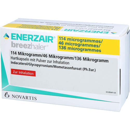 Enerzair Breezhaler 114ug/46ug/136ug Hkp.P.z.Inh., 30 Stk., Eurimpharm Arzneimittel GmbH