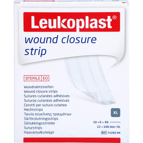 Leukoplast wound closure strip 12x100mm weiß, 10x6 Stk., Bsn Medical GmbH