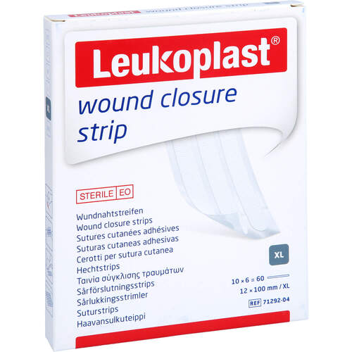Leukoplast wound closure strip 12x100mm weiß, 10x6 Stk., Bsn Medical GmbH