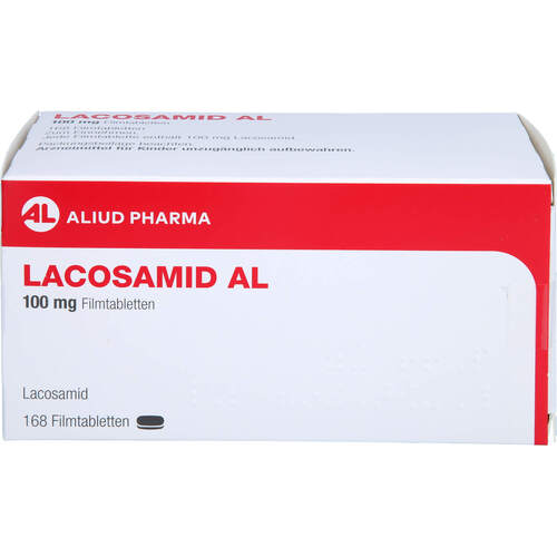Lacosamid AL 100 mg Filmtabletten, 168 Stk., Aliud Pharma GmbH