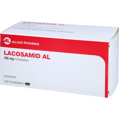 Lacosamid AL 100 mg Filmtabletten, 168 Stk., Aliud Pharma GmbH