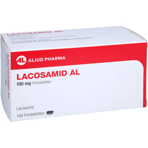 Lacosamid AL 100 mg Filmtabletten, 168 Stk., Aliud Pharma GmbH