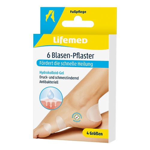 Blasen Pflaster vier verschiedene Größen, 6 Stk., Megadent Deflogrip Gerhard Reeg GmbH