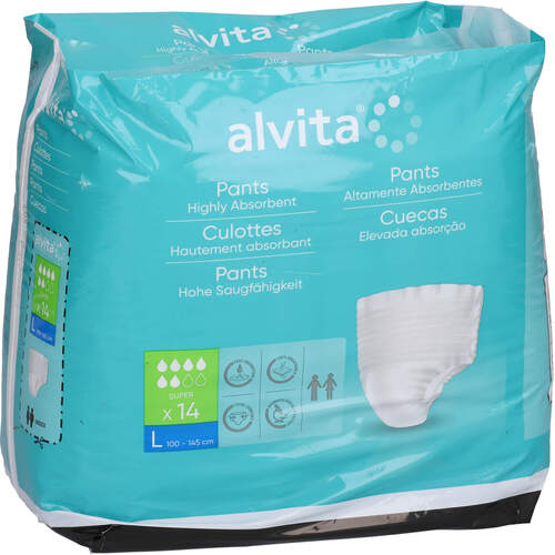 Alvita Inkontinenz Pants Super Large, 14 Stk., Alliance Healthcare Deutschland GmbH