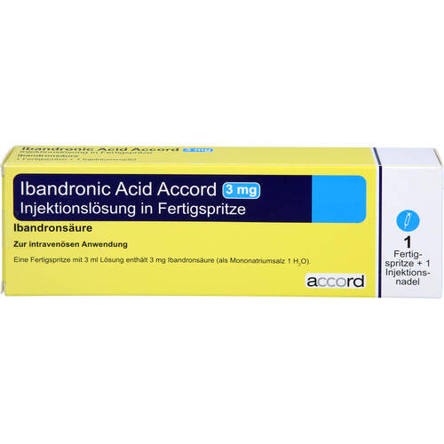 Ibandronic Acid Accord 3mg/3ml Inj.-Lsg.Fertigspr., 1 Stk., CC Pharma GmbH