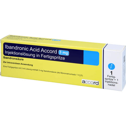 Ibandronic Acid Accord 3mg/3ml Inj.-Lsg.Fertigspr., 1 Stk., CC Pharma GmbH