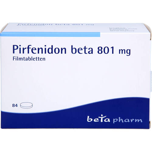 Pirfenidon beta 801 mg Filmtabletten, 84 Stk., betapharm Arzneimittel GmbH