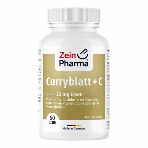 Curryblatt Eisen 25 mg + C, 60 ST, ZeinPharma Germany GmbH