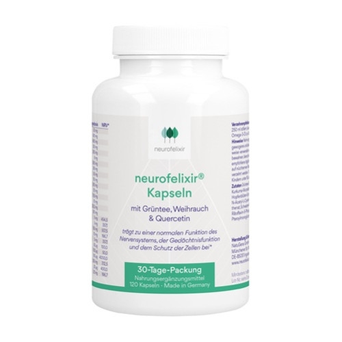 neurofelixir f&uuml;r Nerven & Konzentration Kapseln, 120 Stk., NatuGena GmbH