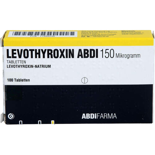 Levothyroxin Abdi 150 Mikrogramm Tabletten, 100 Stk., Abdi Farma GmbH