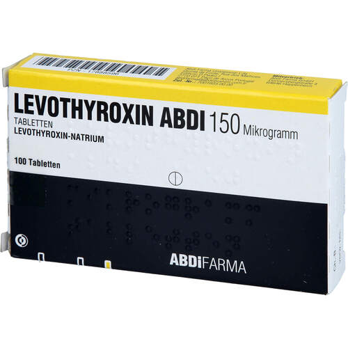 Levothyroxin Abdi 150 Mikrogramm Tabletten, 100 Stk., Abdi Farma GmbH