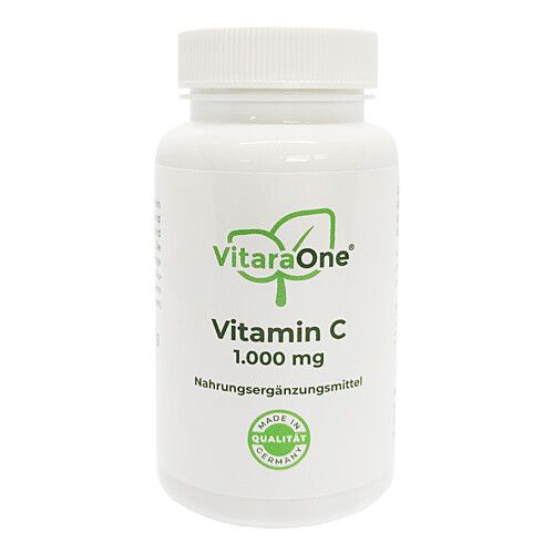Vitamin C 1000 mg vegan hochdosiert, 60 Stk., VitaraOne GmbH